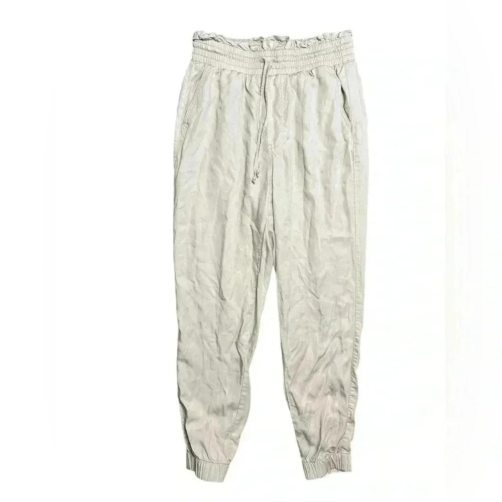 Abercrombie & Fitch Tan Lyocell Joggers Medium Long